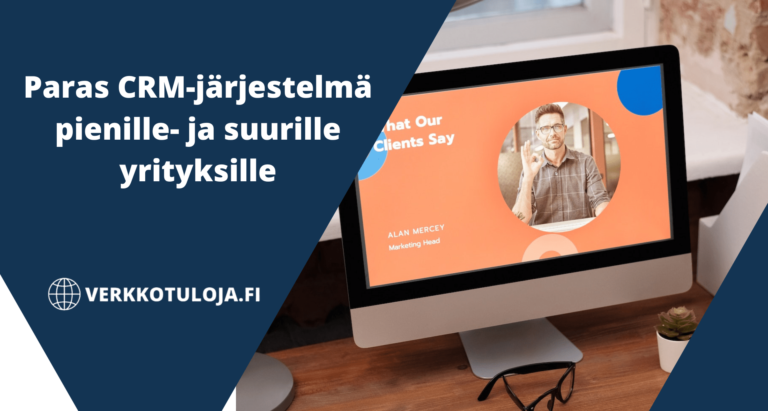 CRM-järjestelmä vertailu – 4+ parasta