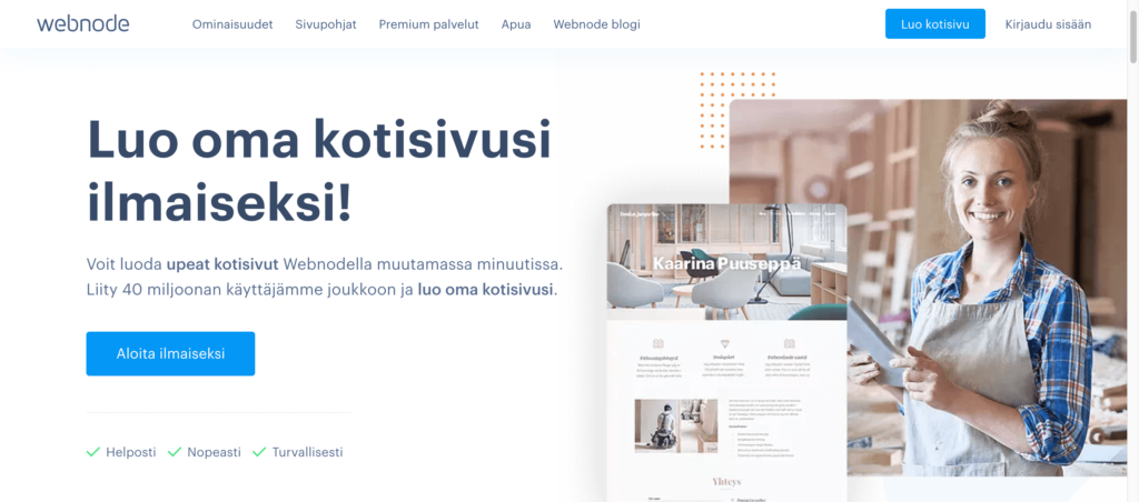 webnode kotisivukone