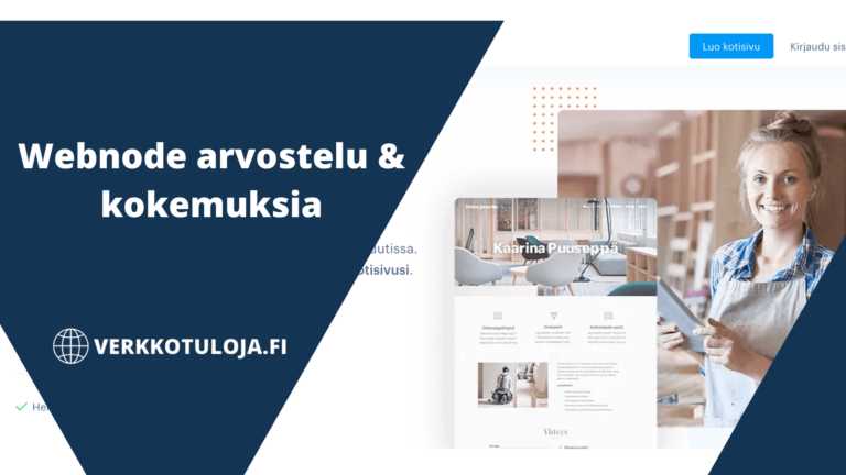 Webnode kokemuksia (2023) & arvostelu